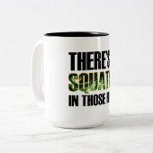 2 Couleurs Tasse de Squatch (Devant gauche)