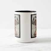 2 Couleurs Tasse de squelette priant Halloween (Centre)