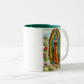 2 Couleurs Tasse de St Juan Diego Guadalupe (Devant droit)