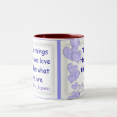 2 Couleurs Tasse de St Thomas Aquinas (Centre)