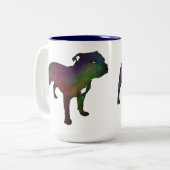 2 Couleurs Tasse de Staffy (Devant gauche)