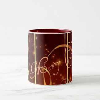 2 Couleurs Tasse de Starburst de remous d'or de Noël