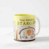 2 Couleurs tasse de stargate d'esprit (Devant droit)