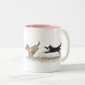 2 Couleurs Tasse de STC. (Devant droit)