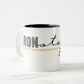 2 Couleurs Tasse de Stef de fer (Devant gauche)