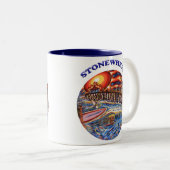 2 Couleurs Tasse de Stonewheel Surfin (Devant droit)