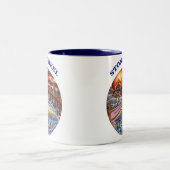 2 Couleurs Tasse de Stonewheel Surfin (Centre)