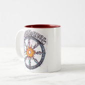 2 Couleurs Tasse de Stonewheel Whitney (Devant gauche)