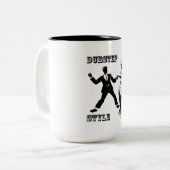 2 Couleurs Tasse de style de Dubstep (Devant gauche)