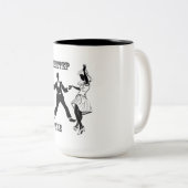 2 Couleurs Tasse de style de Dubstep (Devant droit)