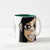 2 Couleurs Tasse de SUCRERIE ! (Devant droit)