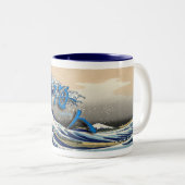 2 Couleurs Tasse de surfer (Devant droit)