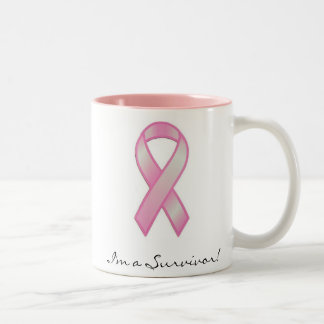 2 Couleurs Tasse de survivant de cancer du sein