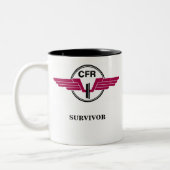 2 Couleurs Tasse de SURVIVANT de CFR (Gauche)