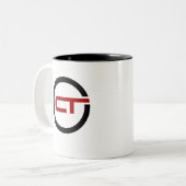 2 Couleurs Tasse de symbole d'identité de l'Oklahoma (Devant gauche)