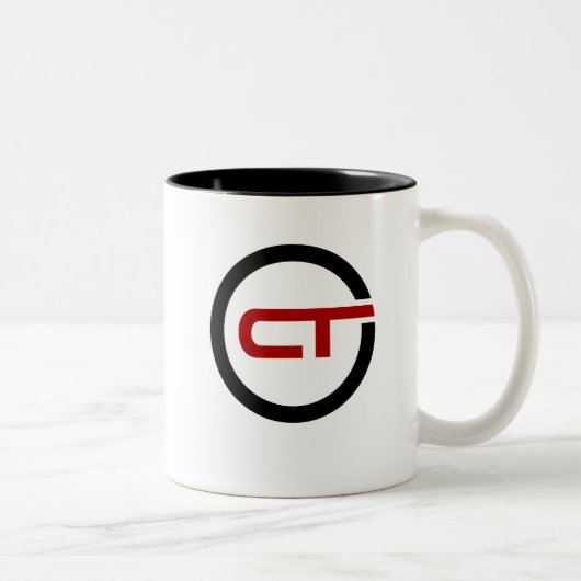 2 Couleurs Tasse de symbole d'identité de l'Oklahoma (Droit)