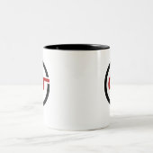 2 Couleurs Tasse de symbole d'identité de l'Oklahoma (Centre)