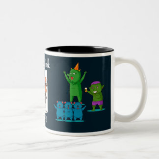 2 Couleurs Tasse de Tabitha Fink Ninja (foncée)