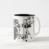 2 Couleurs Tasse de tambour (Devant droit)