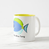 2 Couleurs Tasse de Tang de bleu de poudre (Devant droit)
