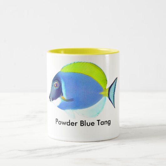 2 Couleurs Tasse de Tang de bleu de poudre (Centre)