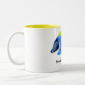 2 Couleurs Tasse de Tang de bleu de poudre (Gauche)