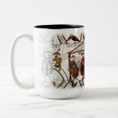 2 Couleurs Tasse de tapisserie de Bayeux (Gauche)