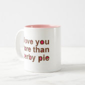 2 Couleurs Tasse de tarte de Derby (Devant gauche)
