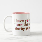 2 Couleurs Tasse de tarte de Derby (Gauche)