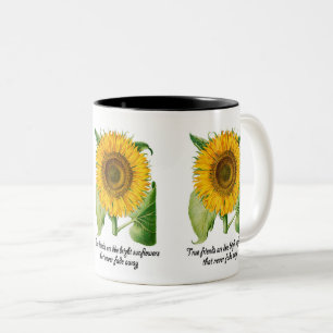 2 Couleurs Tasse de tasse de cadeau d'inspiration d'amitié d
