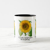 2 Couleurs Tasse de tasse de cadeau d'inspiration d'amitié de (Centre)