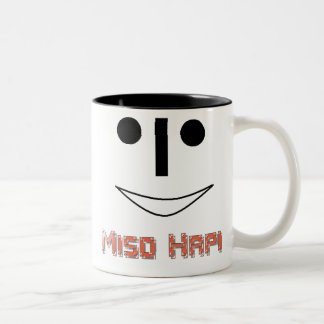 2 Couleurs Tasse de tasse de café de Hapi de miso