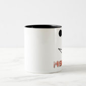 2 Couleurs Tasse de tasse de café de Hapi de miso (Centre)