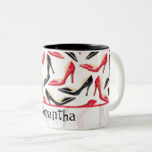 2 Couleurs Tasse de tasse de café des chaussures des femmes (Devant droit)