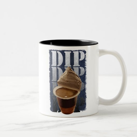 2 Couleurs Tasse de tasse de pudding (Droit)