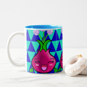 2 Couleurs Tasse de tasse d'oignon rouge de WQ Freddy