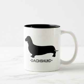 2 Couleurs Tasse de teckel