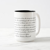 2 Couleurs Tasse de Teddy Roosevelt (Devant droit)