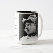 2 Couleurs Tasse de Teddy Roosevelt (Devant droit)