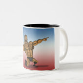 2 Couleurs Tasse de Teddy Roosevelt (Devant droit)