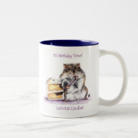 Tasse de temps d'anniversaire (hamster)
