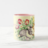 2 Couleurs Tasse de temps de lapin (Centre)