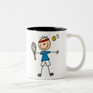 2 Couleurs Tasse de tennis de sport
