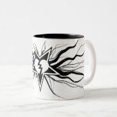 2 Couleurs Tasse de tentacule de jeu de machine de haine (Devant droit)