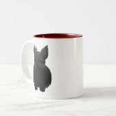 2 Couleurs Tasse de Terrier d'écossais (Devant gauche)
