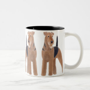 2 Couleurs Tasse de terriers d'Airedale