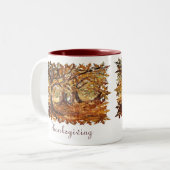 2 Couleurs tasse de thanksgiving (Devant gauche)