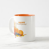 2 Couleurs Tasse de Thanksgiving (Devant gauche)