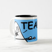 2 Couleurs tasse de thé (Devant gauche)