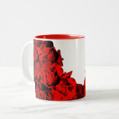 2 Couleurs tasse de thé à la rose (Devant gauche)